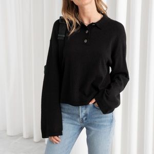 & Other Stories Polo Neck Sweater